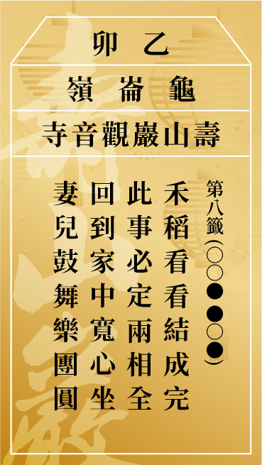 第八籤 乙卯